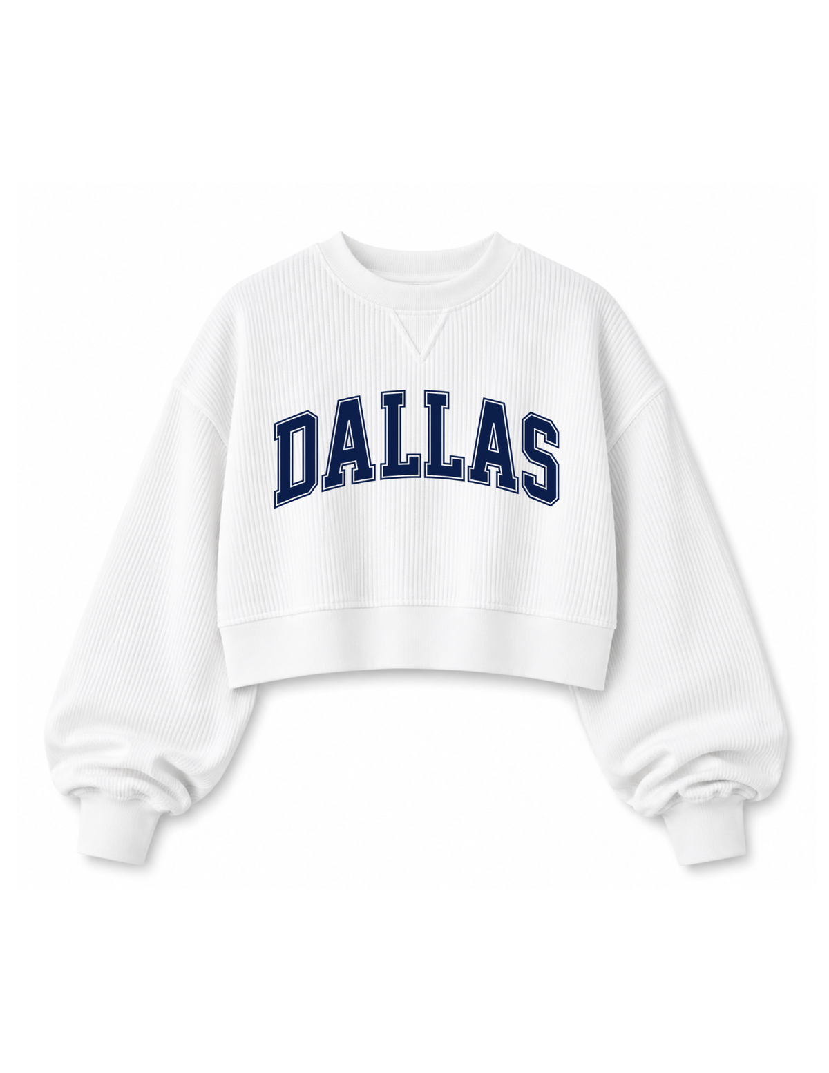 Dallasbrand トレーナー Dallas Cropped Corded Crew – Sunday Club