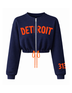 Detroit Baseball Cinch Zip