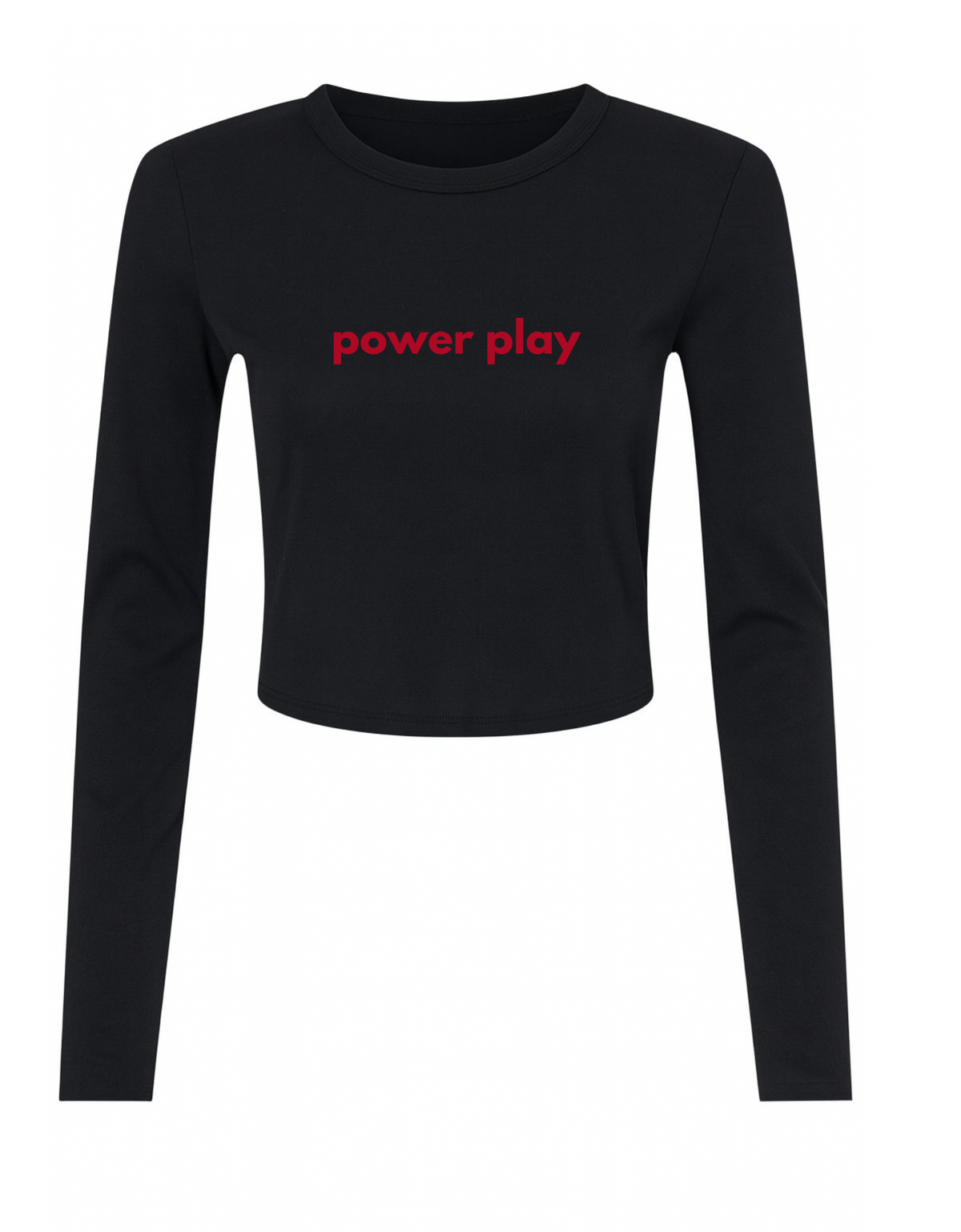 Power Play Long Sleeve Baby Tee
